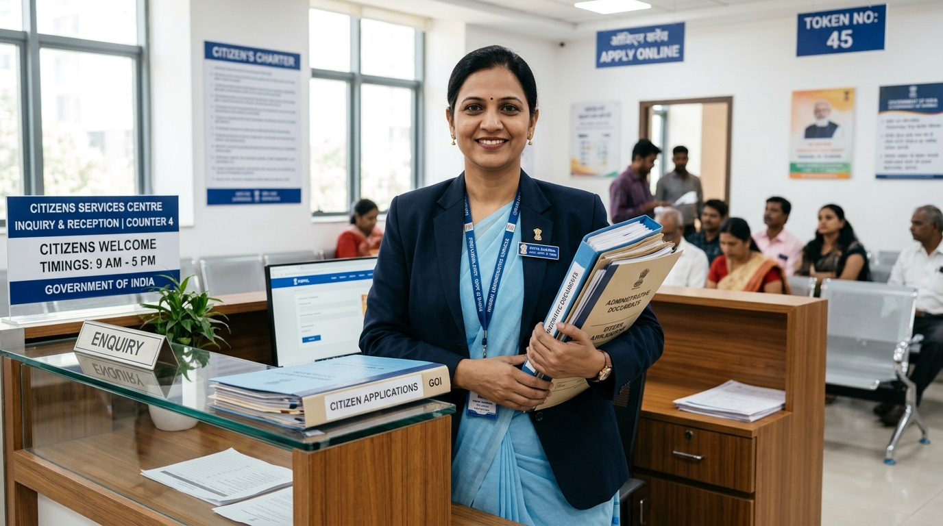 Personal assistant attending government and private administrative offices